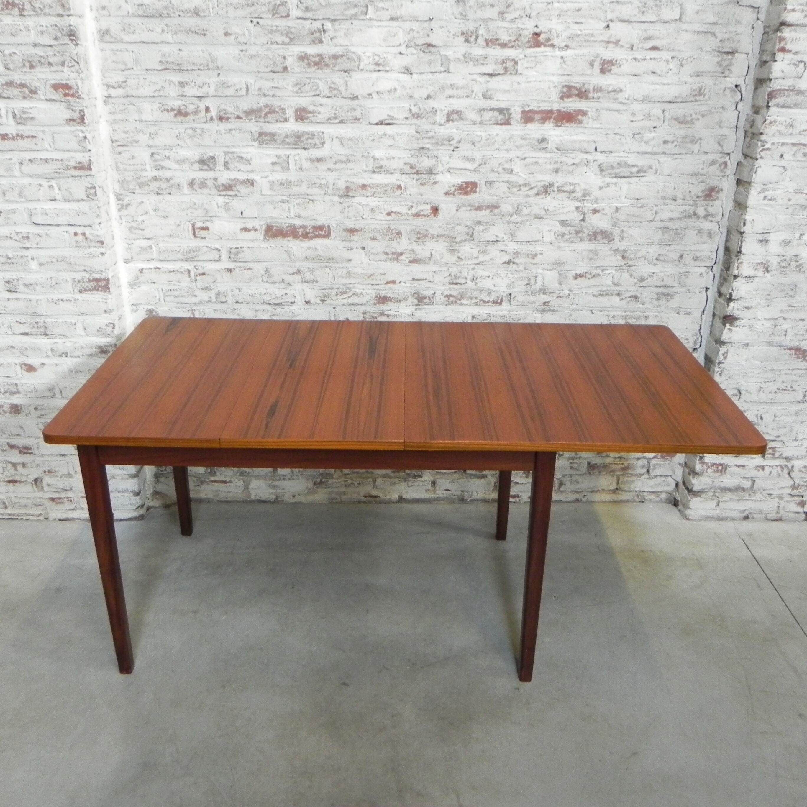 Danish vintage dining table extendable