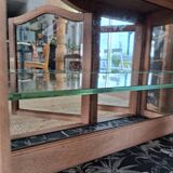 Vintage light wood display case