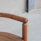 Pine Mid-Century Arm Dining Chairs attr. to Rainer Daumiller (8)