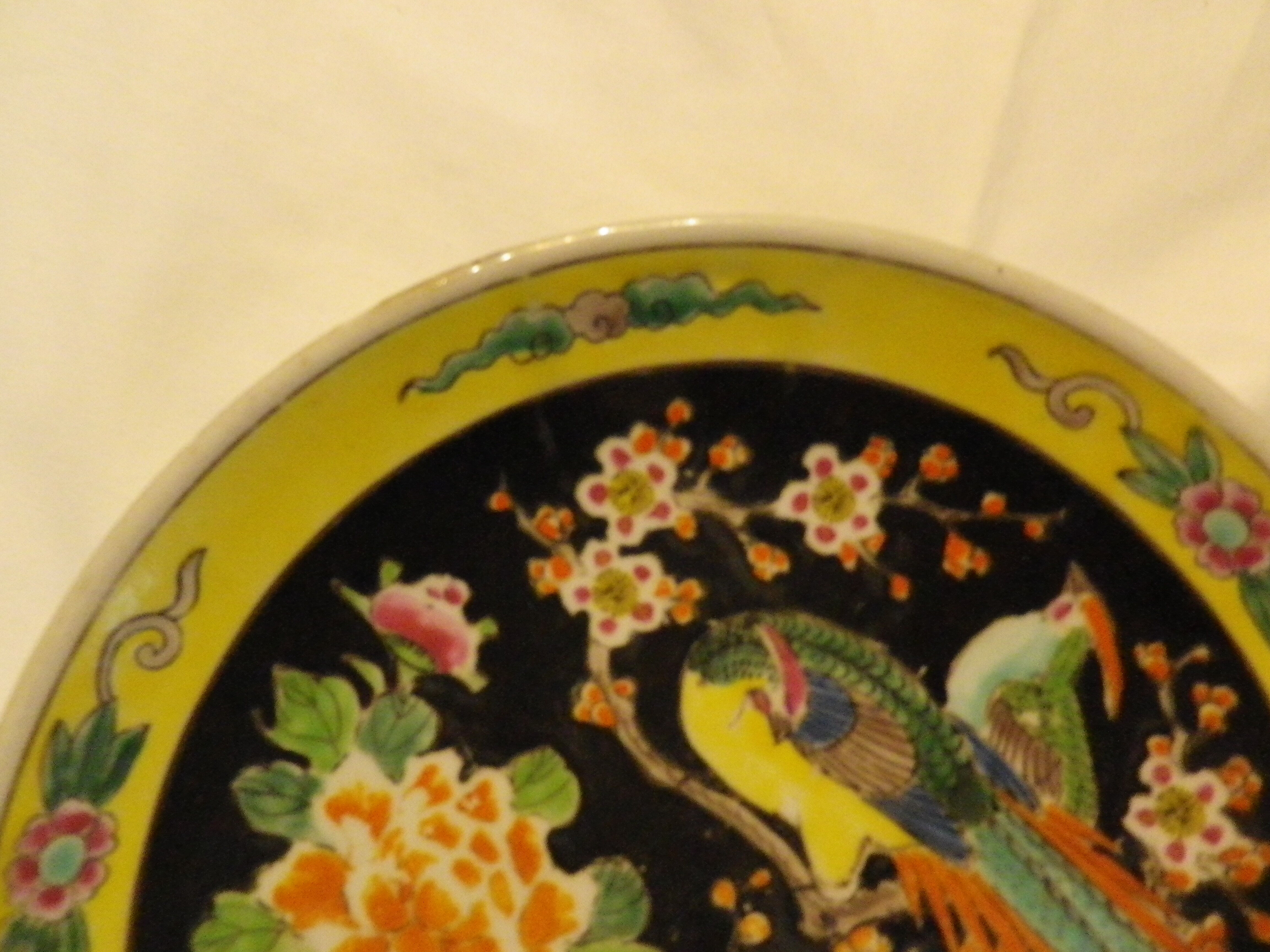 plate decors emaux made in japan