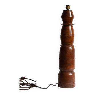 Lampe de sol Totem en bois, années 60