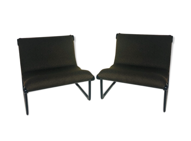 Pair of Morisson & Hannah Knoll armchairs