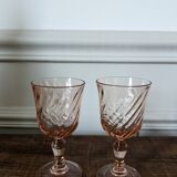 Two small Rosaline glasses