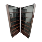 Pair of vintage display bookcases – 1960s