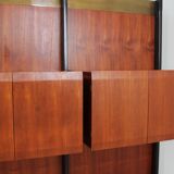 Mid century teak bookcase - wall unit frigerio 1950s