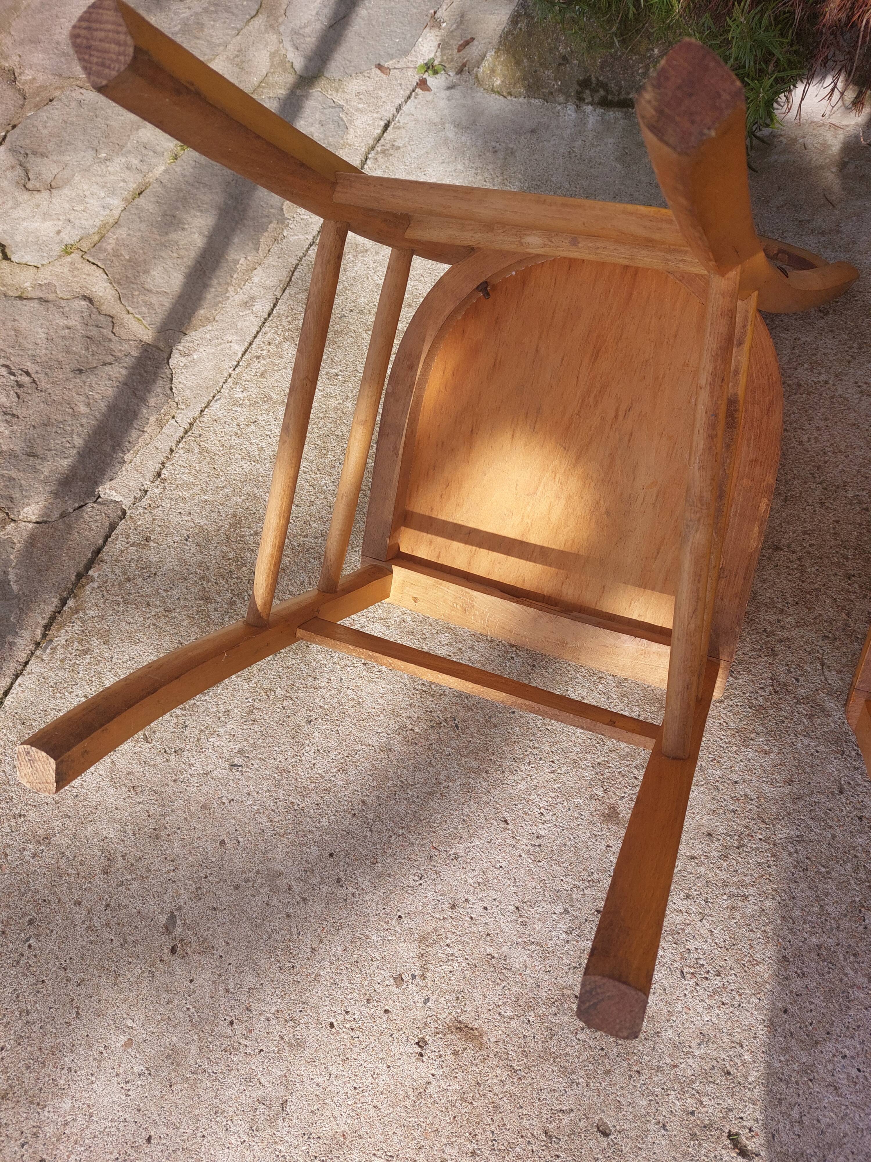 pair of Luterma style bistro chairs