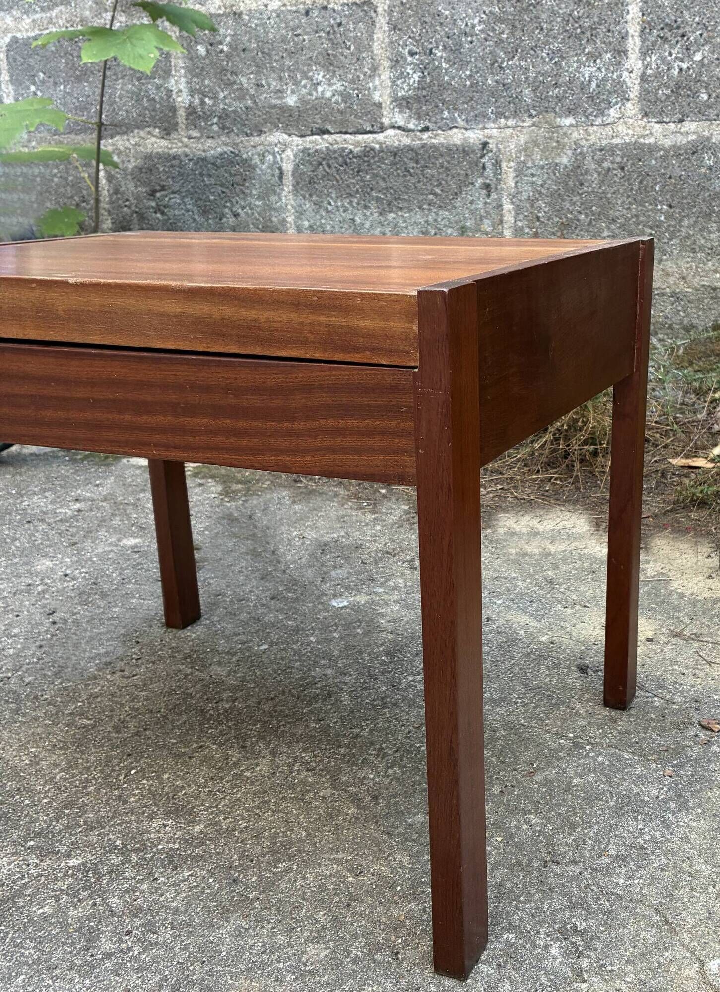 Side table - teak bedside table from the 1960s