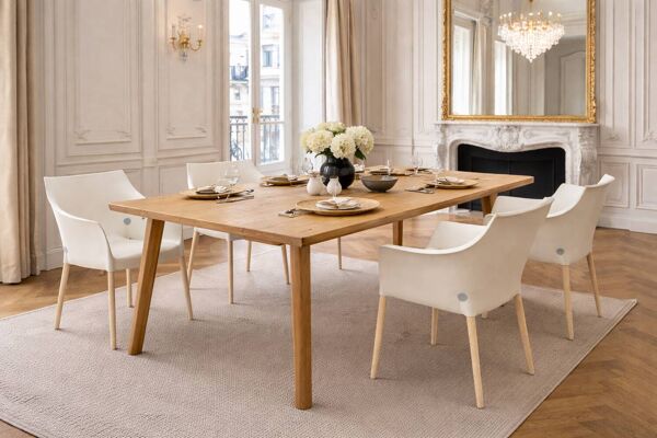 Lot de 6 chaises Dr. No de Philippe Starck pour Kartell