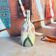 Vase bouteille Azday amazigh vert