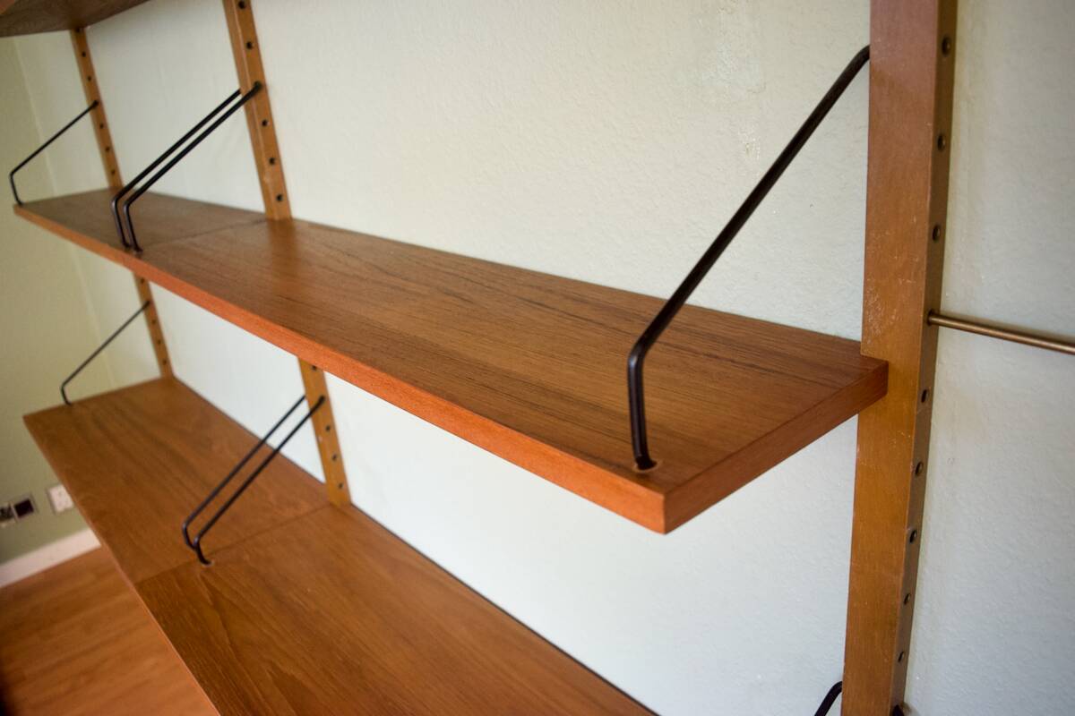 Poul Cadovius Teak 'Royal' Wall System.