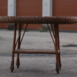 Rattan table