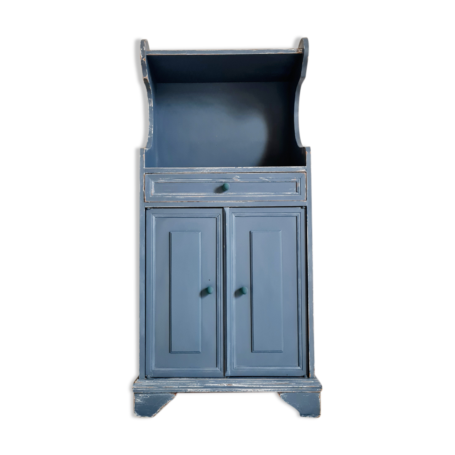 Parisian buffet in blue wood