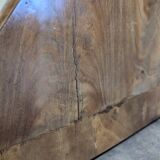 Restoration period daybed in flamed mahogany