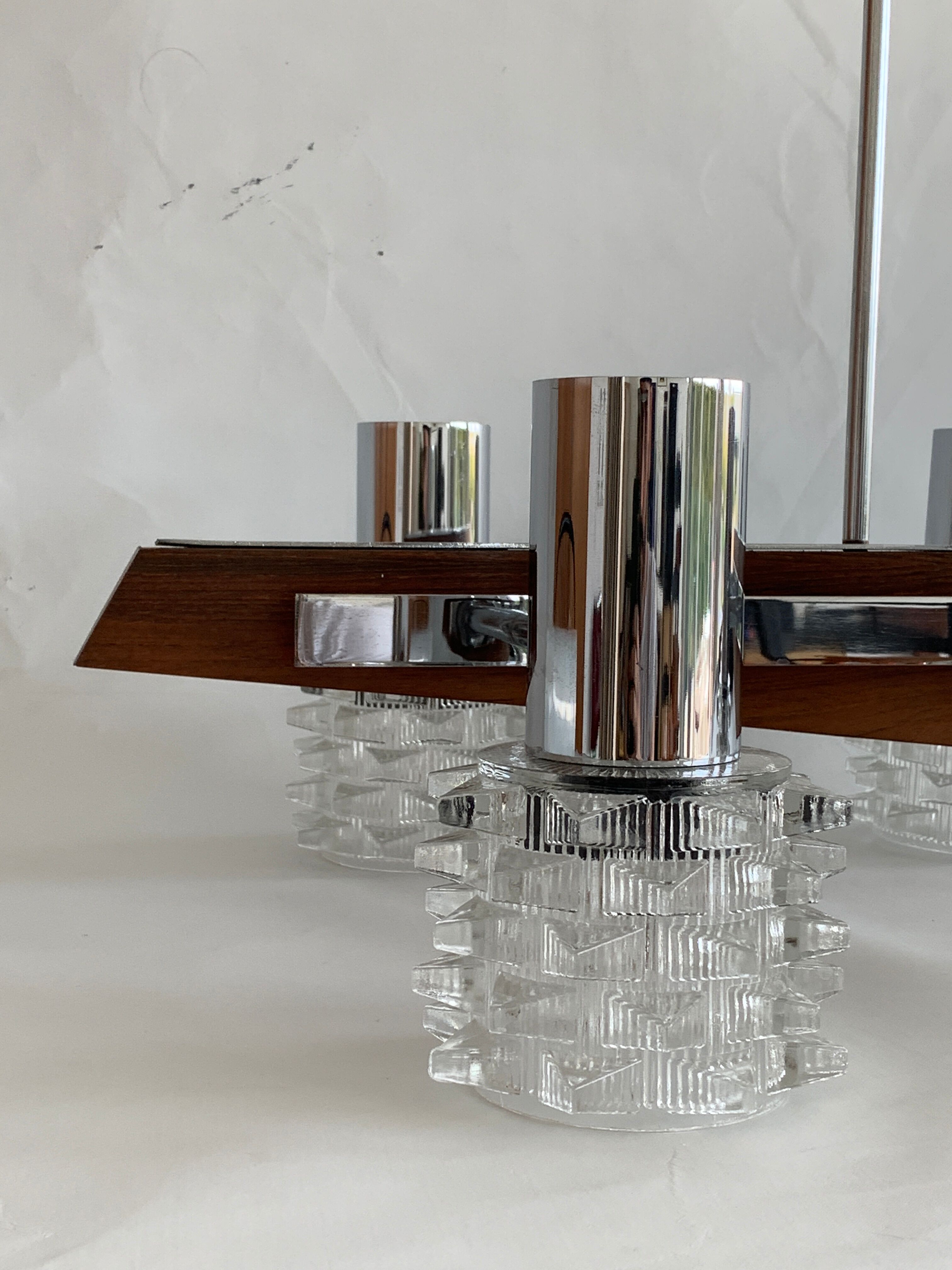 Vintage chandelier Raak, 70s