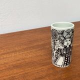 Danish Flora vase from the mid-century by Bjørn Wiinblad for Nymölle Denmark, 1960s.