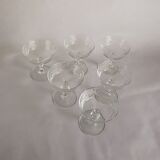 6 champagne glasses