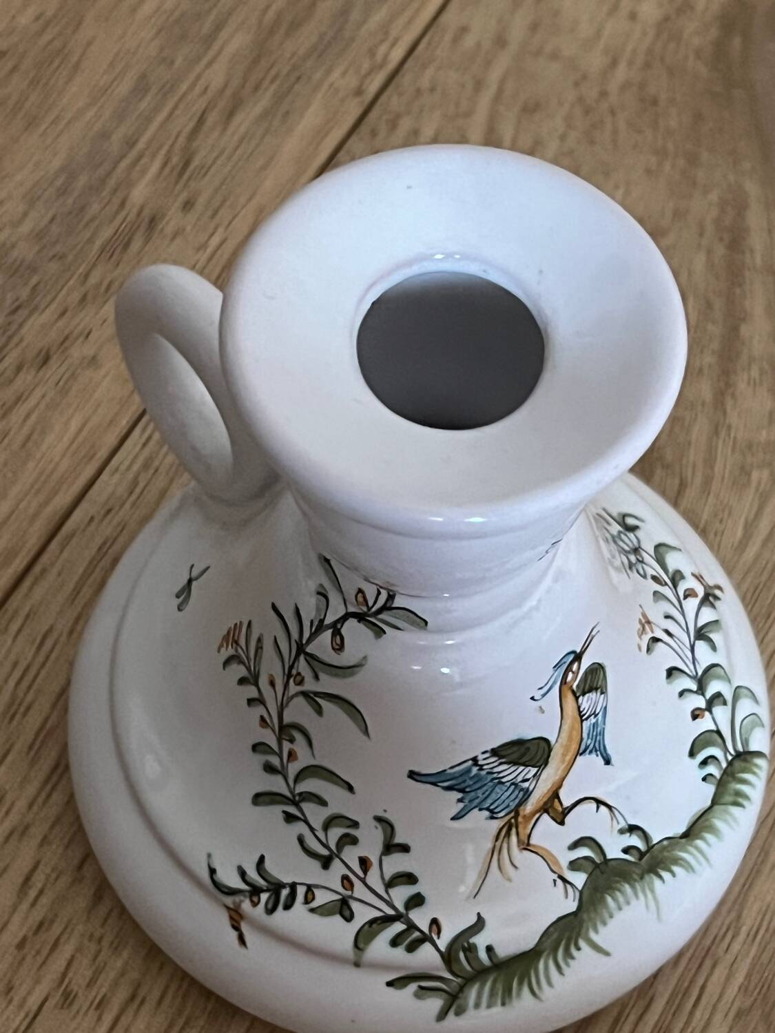 Vintage candle holder made by Lallier in Moustier