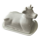 Enamelled porcelain butter dish