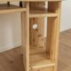 Solid wood desk from the 1980s