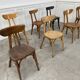 8 Luterma Banana bistro chairs