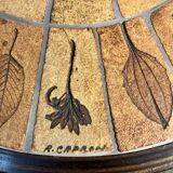 Roger Capron ceramic and wood side table/coffee table