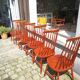 Set de chaises à barreaux