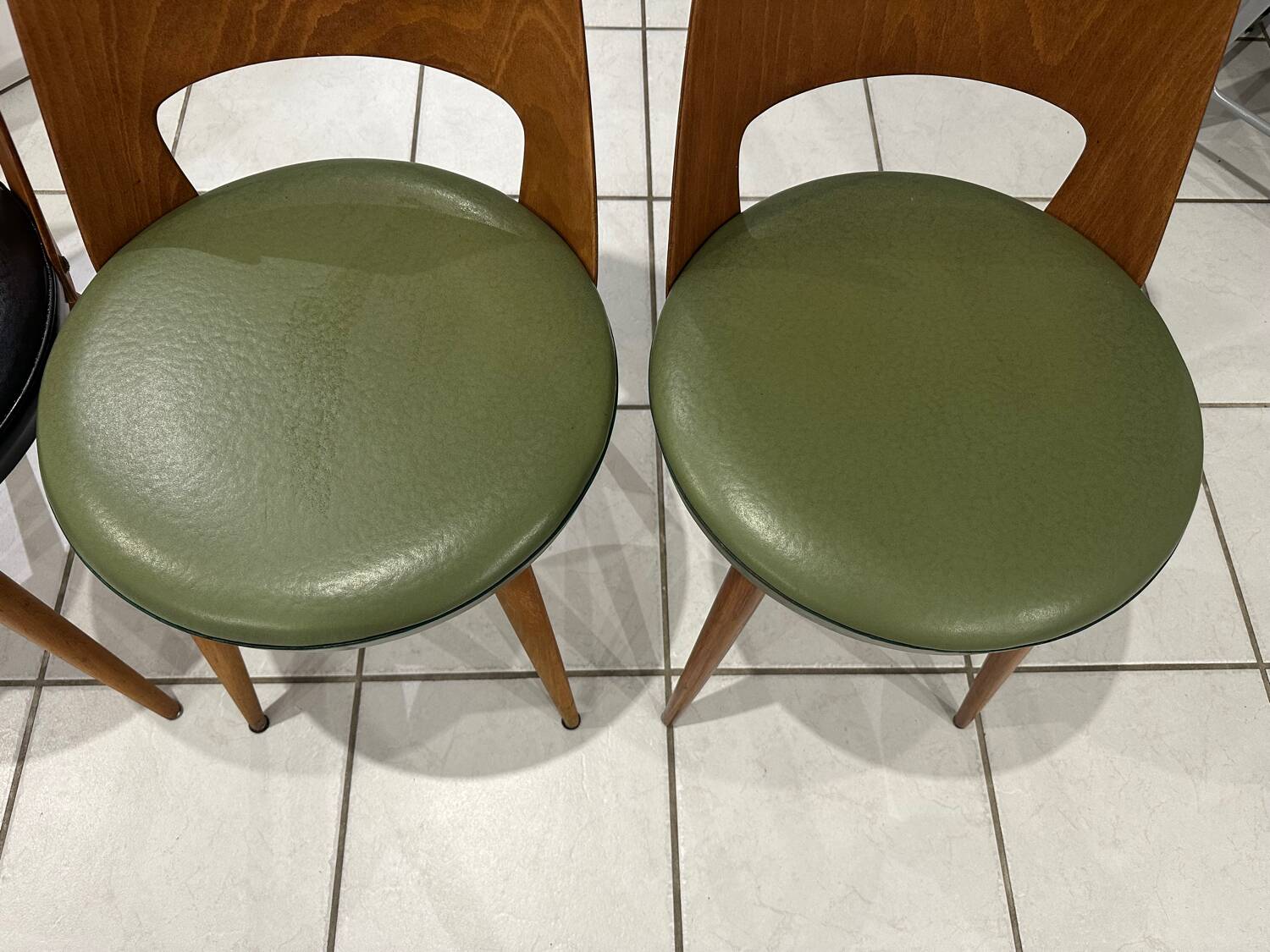 Set of 4 Baumann Mondor Bistro Chairs 1960