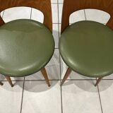 Set of 4 Baumann Mondor Bistro Chairs 1960