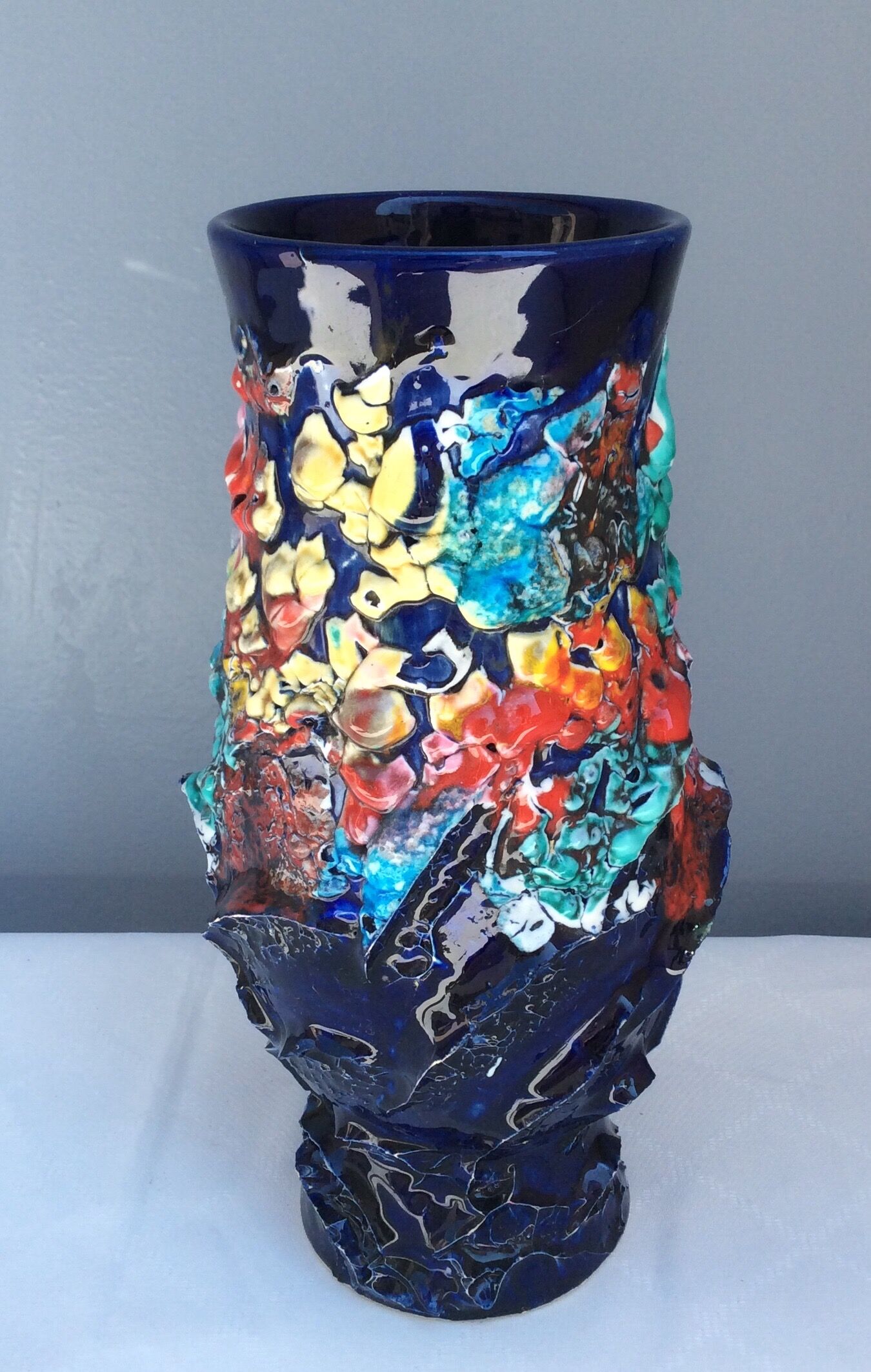 Ceramic Vallauris Vase, 1960s