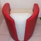 Pair of club chairs "Hotel" two-tone house Calia Italia