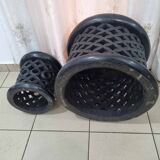 Table Basse Et Tabouret Africain Bamiléké