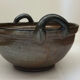 Belgian stoneware dish signed