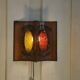 Accolay copper and resin wall light, 1950s