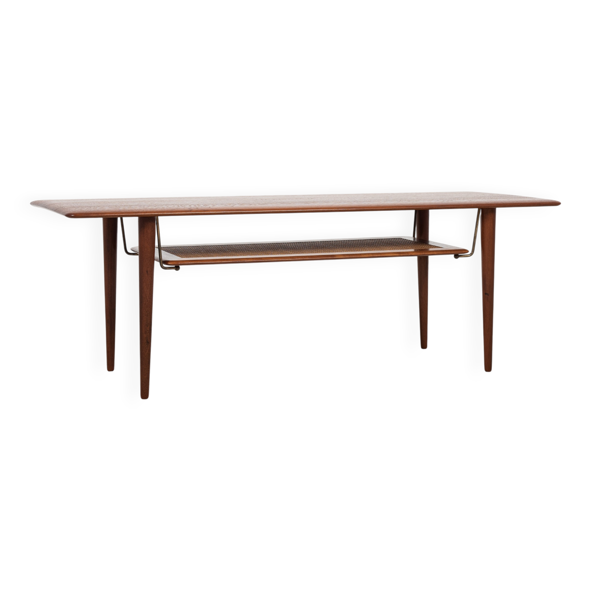 Midcentury Danish Coffee Table in Teak by Peter Hvidt & Orla Mølgaard