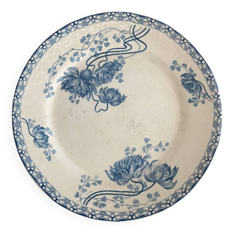 Royat Sarreguemines iron earth plate