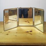 Large triptych mirror