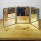 Large triptych mirror