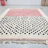Moroccan rug in natural wool 3 x 2 m