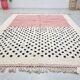 Moroccan rug in natural wool 3 x 2 m