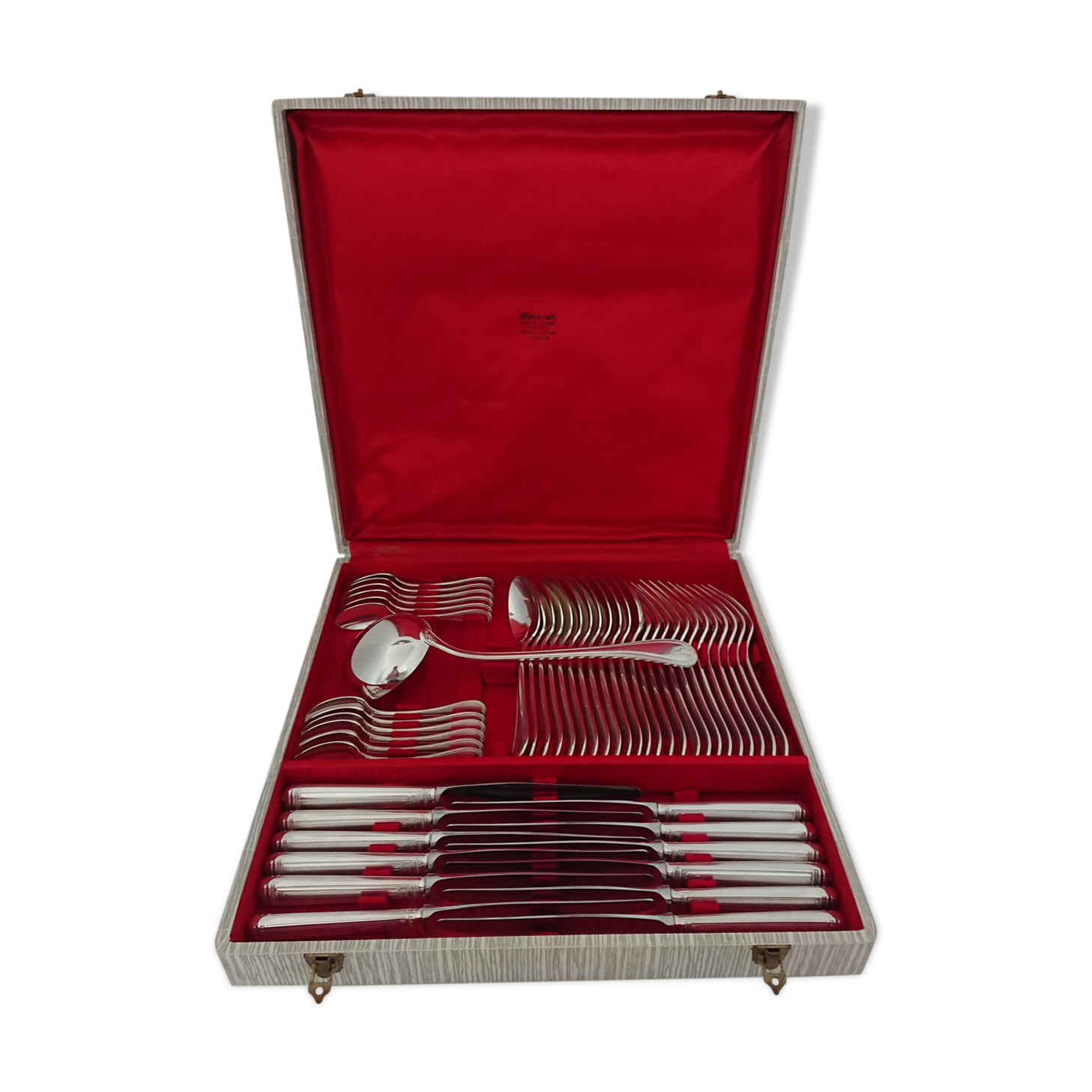 49 gold metal covers Christofle, model malmaison