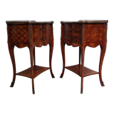 Paire de tables de chevet kingwood c1920