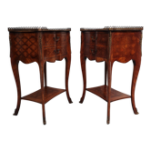 Paire de tables de chevet kingwood c1920