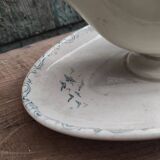 French antique sauce boat made for the Expo Paris 1900, from A. Lebacqz Bouchart