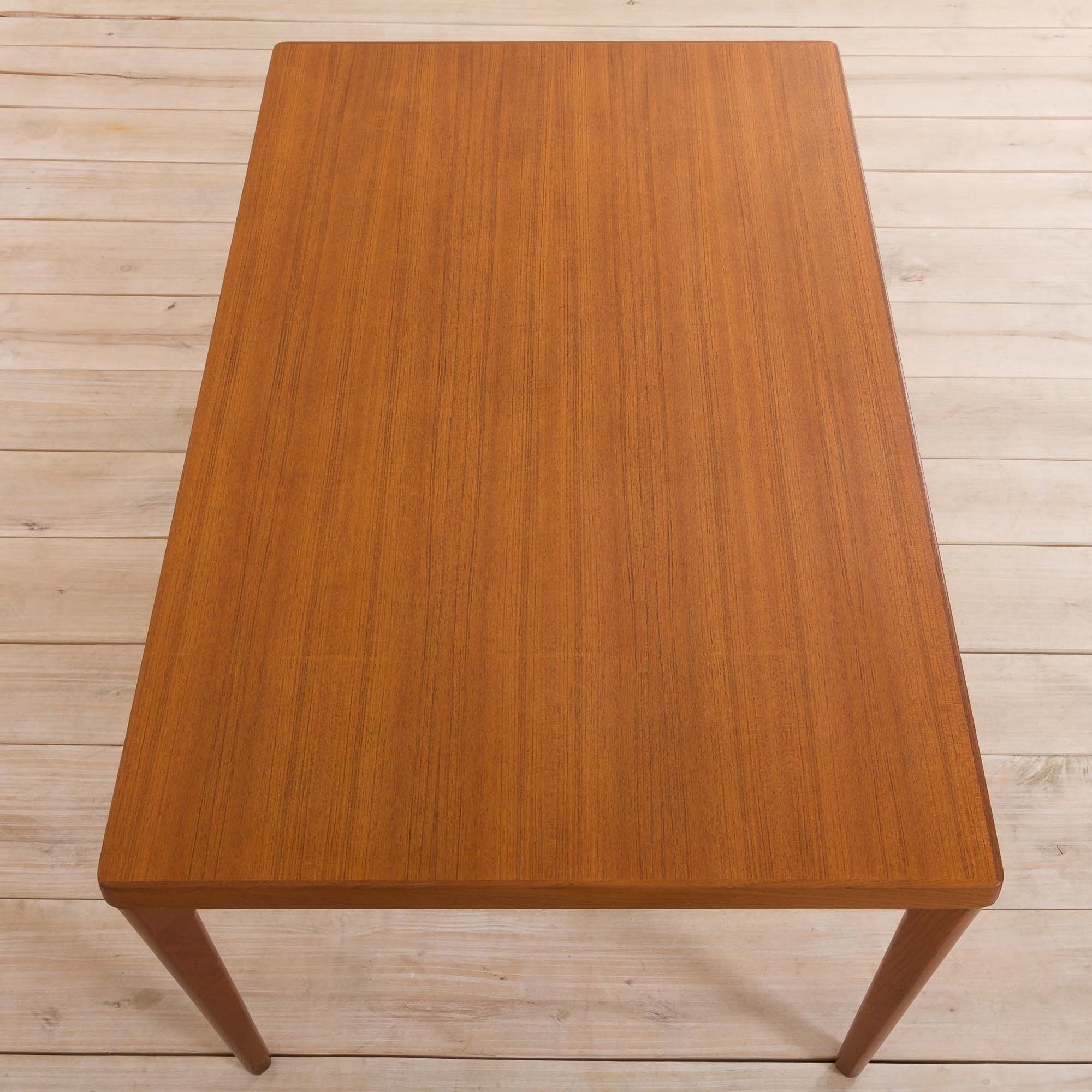 Danish extension dining table in teak by Henning Kjaernulf for Vejle Mobelfabrik, 1960s