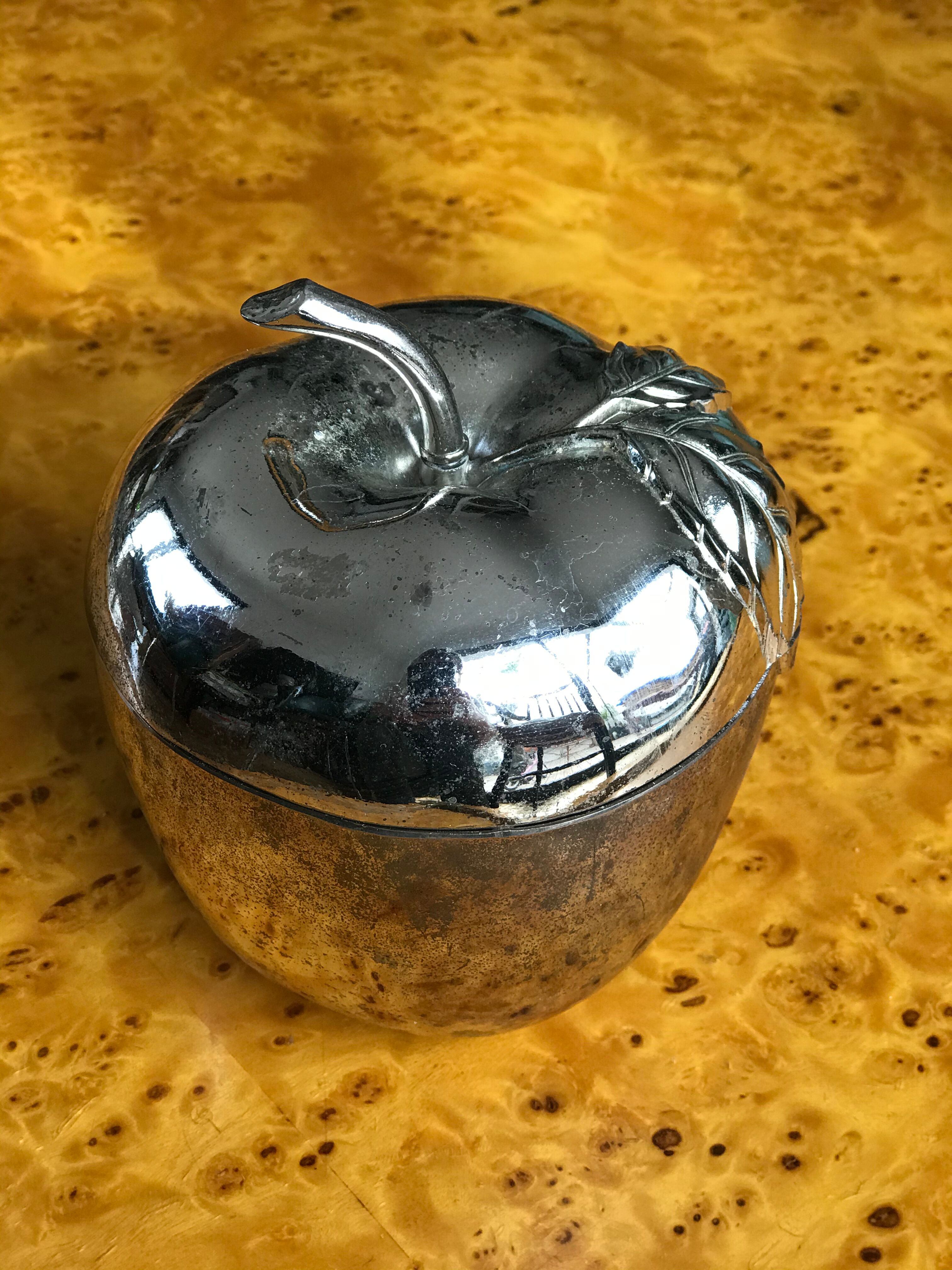 Vintage ice cube apple