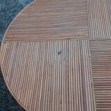 Vintage rattan lounge table