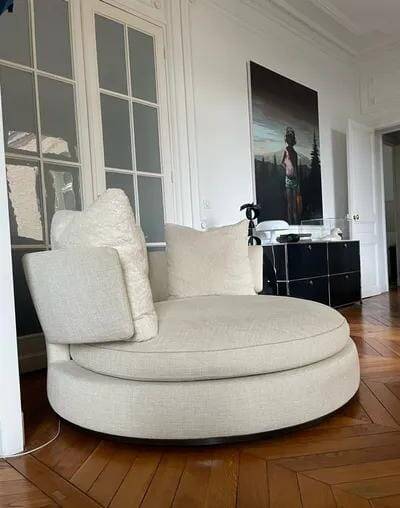Canapé rond Amoenus Soft – Maxalto (B&B Italia) – Design Antonio Citte