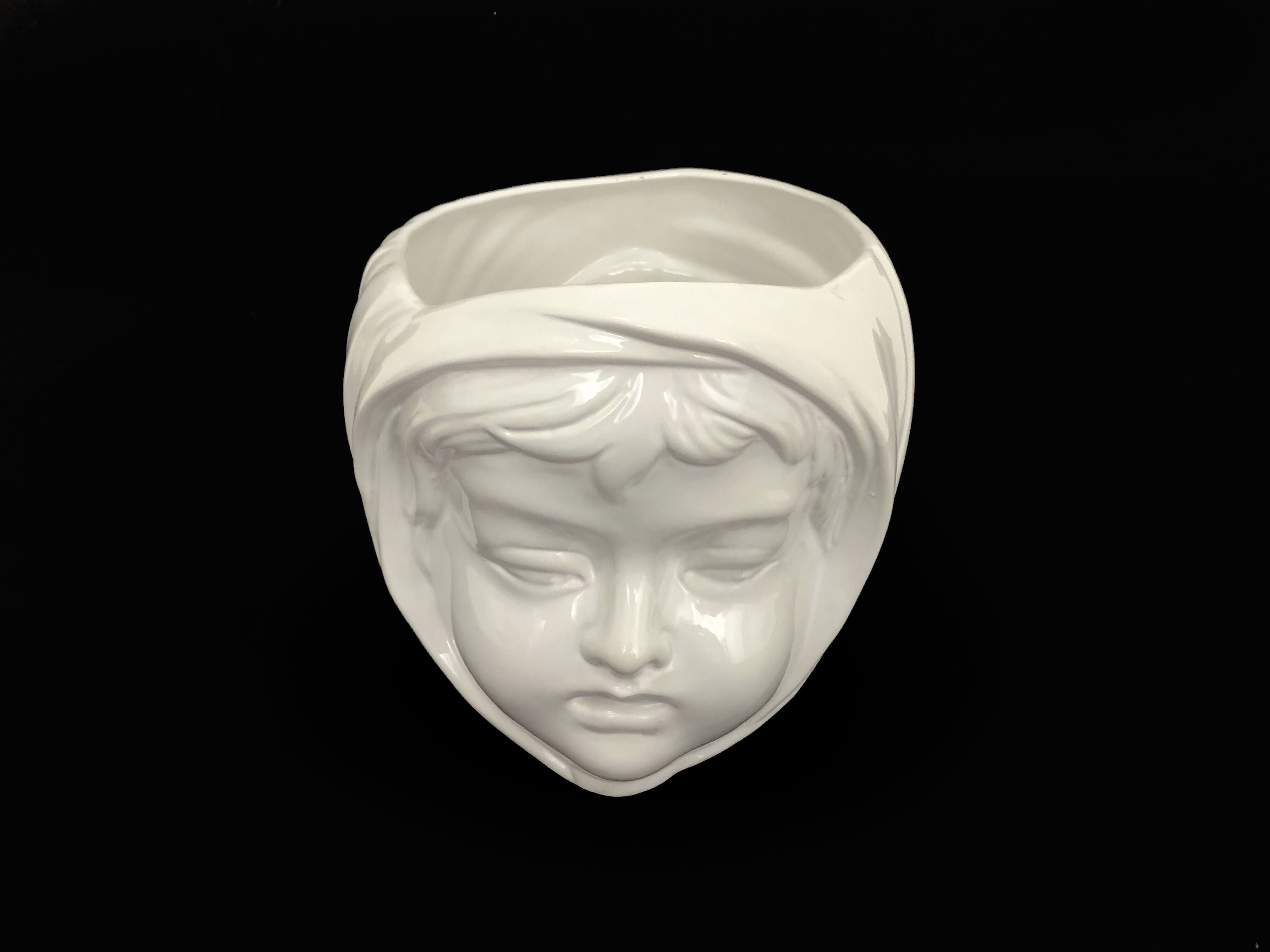 Cache pot, vase d'enfant en céramique, vintage années 70, Italie