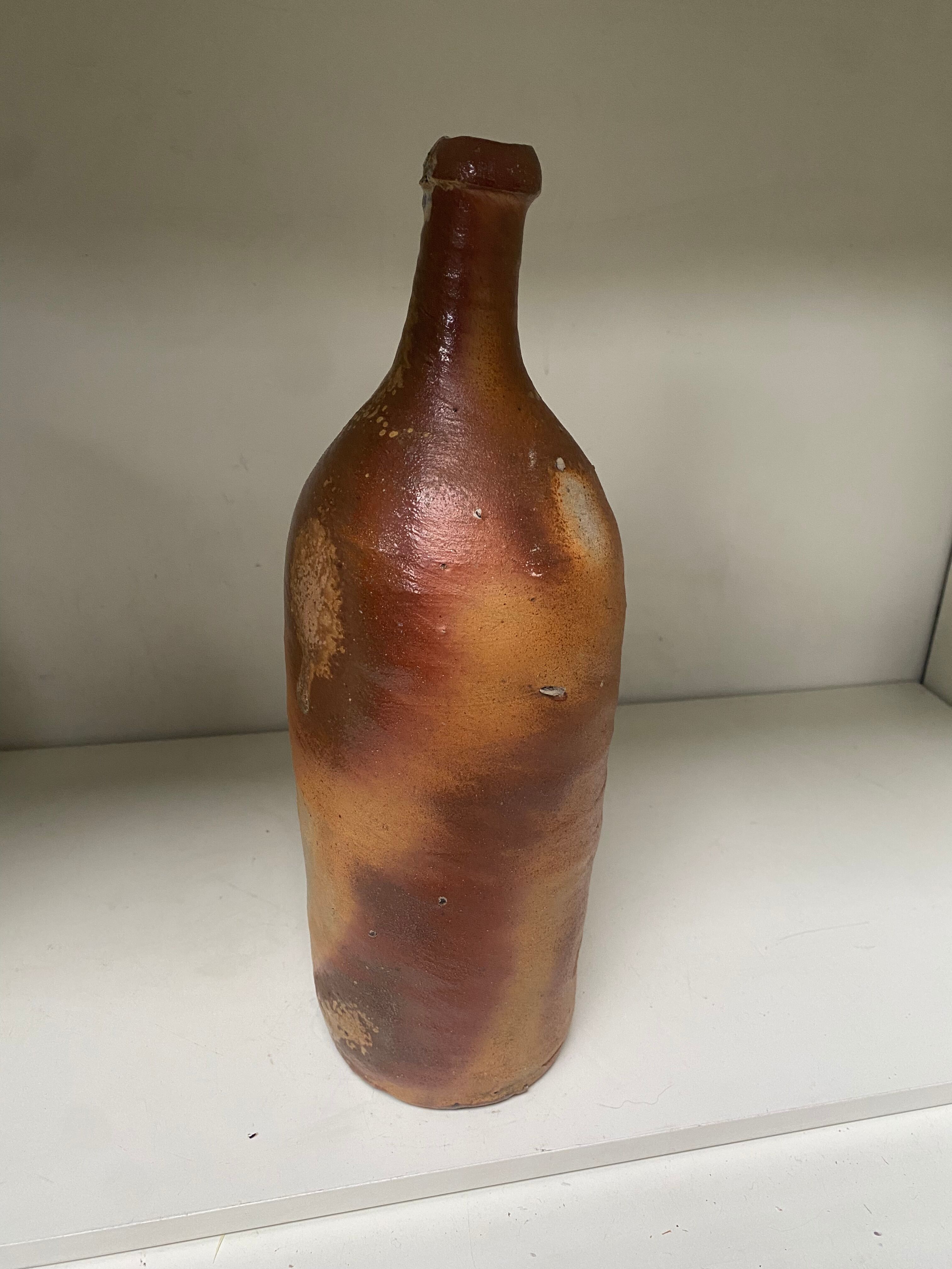 Old sandstone bottle