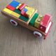 Vintage wooden educational games (truck & tablet)
